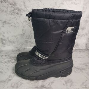Sorel Glacier Men's Size 7 Insulated Extreme Snow Boots Black Winter Ski‎